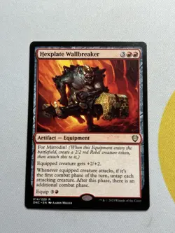 2023 - Hexplate Wallbreaker R MTG Commander: Phyrexia: All Will Be One M/NM - Image 1