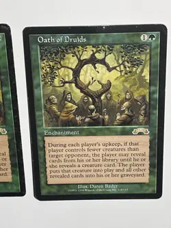 1x - MTG - Magic the Gathering Oath of Druids (115/143) Exodus HP - Image 5