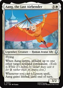 Aang, the Last Airbender - Foil 0004 Near Mint TLA Avatar: The Last Airbender MT - Image 1