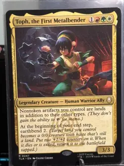 Toph, The First Metalbender MTG TLA R0247 Nonholo NM - Image 1
