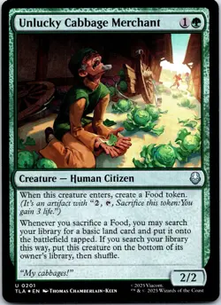 Unlucky Cabbage Merchant U Avatar: The Last Airbender 201 NM - Image 1