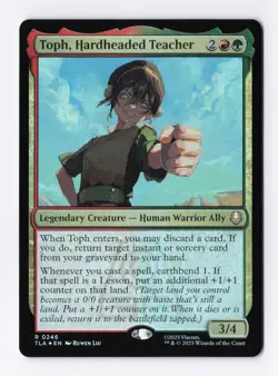 Toph, Hardheaded Teacher (Foil) 0246 (R) MTG Avatar: The Last Airbender (TLA) - Image 1