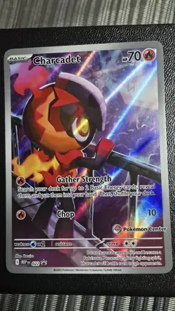 Charcadet 022 Pokemon Center ETB Phantasmal Flames Stamped Promo - Image 3