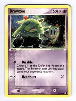 Drowzee Delta Species #67 (2005) Common NM Pokemon - Image 1