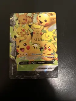 Pikachu V-Union [Set of 4] SWSH: Sword & Shield Promo Cards Holo - Image 3