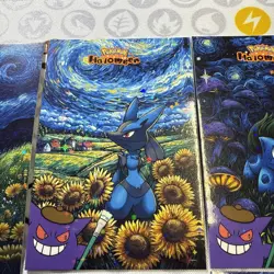 8 Star Holo Van-Gogh Snorlax Charizard +++ Card Database Non-TCG Pokemon Peru - Image 3