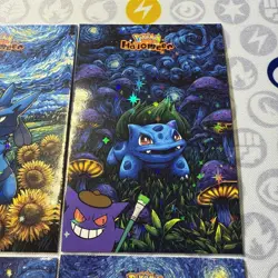 8 Star Holo Van-Gogh Snorlax Charizard +++ Card Database Non-TCG Pokemon Peru - Image 4