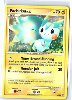 Pachirisu - DP04 Diamond and Pearl Promos #DP4 (2007) Promo Holo LP Pokemon NM - Image 1