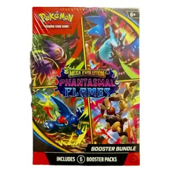 Pokemon Mega Evolution Phantasmal Flames Booster Bundle 6 pks FREE PRIORITY SHIP - Image 1