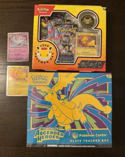 Ascended Heroes PC ETB Pokemoncenter Exclusive + 2026 Pokemon Day Pikachu Promo! - Image 2