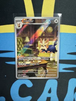 Herdier - 155/086 - ENG Pokemon White Flare - IR Illustration Rare - NM - Image 1