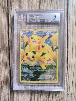 Pikachu RC29/RC32 Pokemon XY Generationen Radiant Collection BGS 9 deutsch - Image 1
