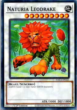 Naturia Leodrake HAC1-EN121 Yu-Gi-Oh! Light Play 1st Edition - Image 1