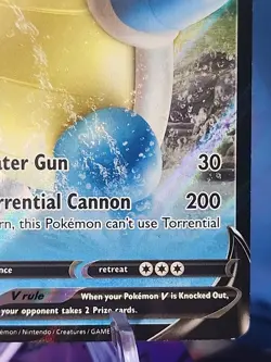 Blastoise V SWSH101 Pokemon TCG Card Sword & Shield Black Star Promo - Image 4