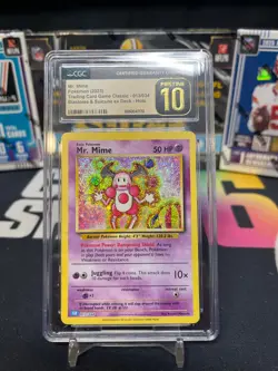 Mr. Mime CLB 013/034 Pokemon Card - CGC Pristine 10 GRADED - TCG Classic - Image 1
