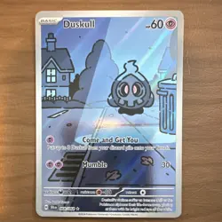 Pokemon Duskull 068/064 Holo Rare English SFA 2024 James Turner Card - Image 1