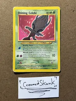 2002 Pokemon TCG Card Game Neo Destiny Shining Celebi Holo #106/105 - Image 1