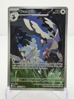 NM Tranquil 149/086 Black Bolt Illustration Rare Pokemon Card Near Mint - Image 1
