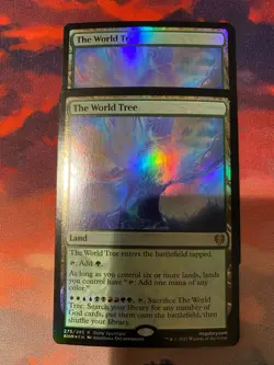MTG Kaldheim The World Tree Foil x2 - Image 1