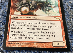 2003 MTG "War Elemental" !! LIGHTLY PLAYED !! Mirrodin #112/306 Magic FREE S&H - Image 4