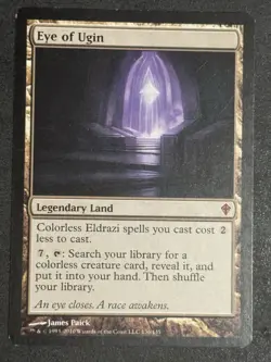 MTG Eye of Ugin Normal Worldwake #136 Played - Image 1