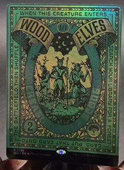 Wood Elves Secret Lair: Prints Charming MTG Foil Near Mint - Image 1