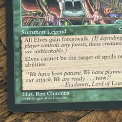 MtG Magic Eladamri, Lord of Leaves (Tempest, 1997) Lightly Played condition - Image 2