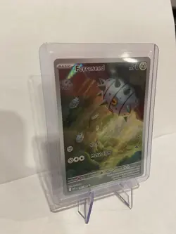 2025 Near Mint Pokemon Ferroseed 148/086 IR Sv: White Flare Illustration Rare NM - Image 4