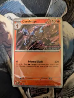 Ceruledge Pokemon Phantasmal Flames Pre-Release Build and Battle Sealed Kit - Image 3
