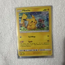 Pokemon Pikachu SM86 Black Star Holo Promo Card - Image 1