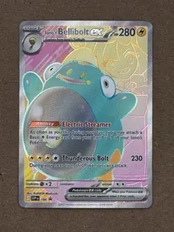 Pokemon TCG Bellibolt EX Black Star Promo 194 Full Art Holo (English) - Image 1