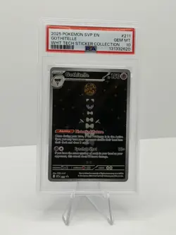 2025 POKEMON SVP EN-SV BLACK STAR PROMO #211 GOTHITELLE PSA 10 - Image 1