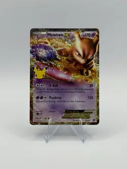 Pokemon TCG 25th Celebrations Mewtwo EX 54/99 Ultra Rare NM Mint - Image 1