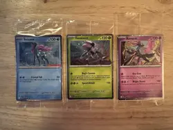 Pokemon Lot Of 3 Best Buy Phantasmal Flames Mega Evolution Suicune GameStop - Image 1