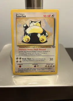 Pokemon Snorlax Rare Jungle 27/64 Regular 1999 Wizards of the Coast - Image 1