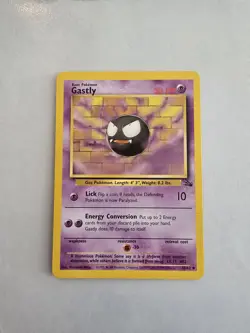 1999 Fossil Set Gastly 33/62 Pokemon TCG Wizards of the Coast - Image 1