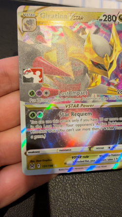 Giratina VSTAR 131/196 Lost Origin Holo Rare VSTAR Pokemon TCG - NM - Image 2
