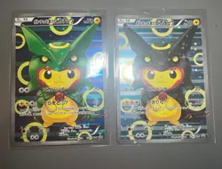 Pokemon Poncho Pikachu Rayquaza 230 231 Set 2016 XY - Image 1