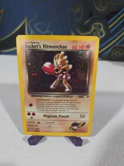Rocket's Hitmonchan 011/132 Gym Heroes Holo Rare Pokemon#10 - Image 1