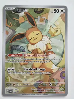 2025 Pokemon Prismatic Evolutions Pokemon Center Etb Promo #173 Eevee - Image 1