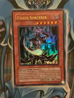 YUGIOH LP CHAOS SORCERER TU02-EN001 Ultra Rare Turbo Pack 2 - Image 1