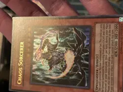 YUGIOH LP CHAOS SORCERER TU02-EN001 Ultra Rare Turbo Pack 2 - Image 3