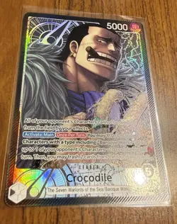 One Piece OP14-079 Crocodile Alt Art Leader | The Azure Sea’s Seven English NM - Image 2