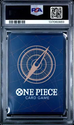 2025 ONE PIECE OP11-A FIST OF DIVINE SPEED 080 GEAR TWO ALTERNATE ART ENG PSA 10 - Image 2