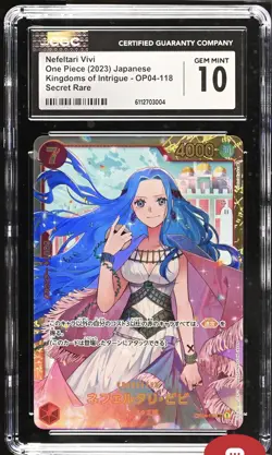 CCG 10 Nefeltari Vivi OP04-118 Secret One Piece Kingdoms Of Intrigue - Image 1
