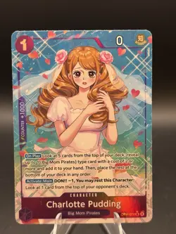 One Piece A fist of Divine Speed - Charlotte Pudding - OP11-070 SR Alt Art - Image 1