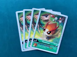 Pinamon BT6-004 Playset Double Diamond Digimon Card Game x4 - Image 1