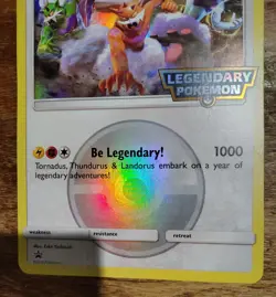 Tornadus, Thundurus & Landorus Jumbo Cards Holo 2018 Legendary Pokemon - Image 3