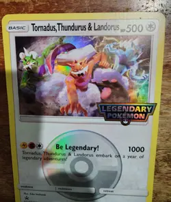 Tornadus, Thundurus & Landorus Jumbo Cards Holo 2018 Legendary Pokemon - Image 4