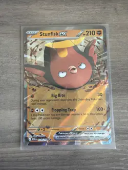 Stunfisk ex 114/217 Ascended Heroes ASC Double Rare NM TCG Pokemon Card - Image 1